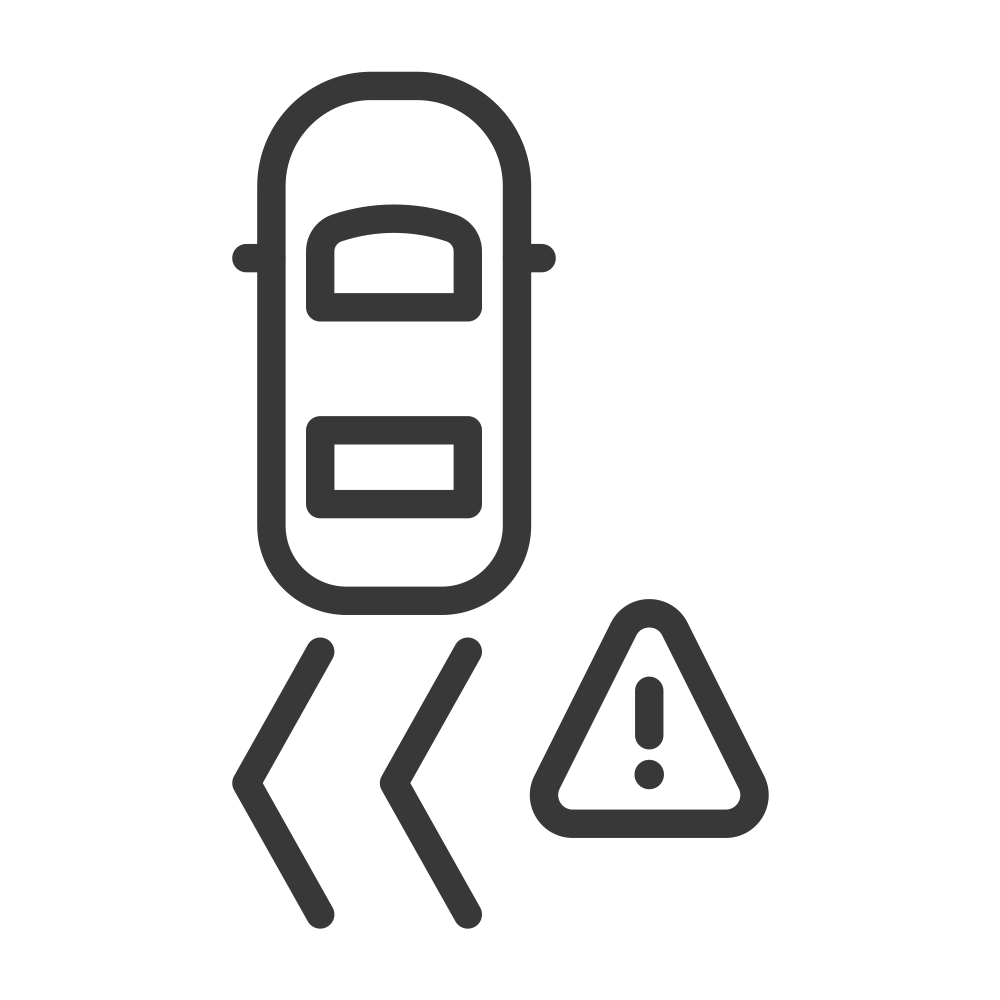 Ícono de control de estabilidad StabiliTrak de Chevrolet Aveo Hatchback 2025, seguridad activa al conducir