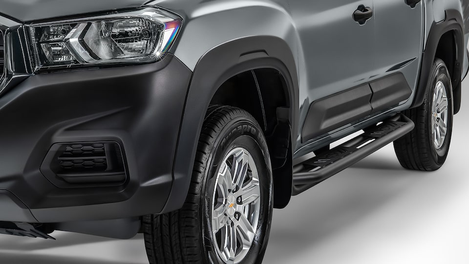 Fender flare es parte del kit appearance para Chevrolet S10 Max 2024, camioneta pickup 4 cilindros